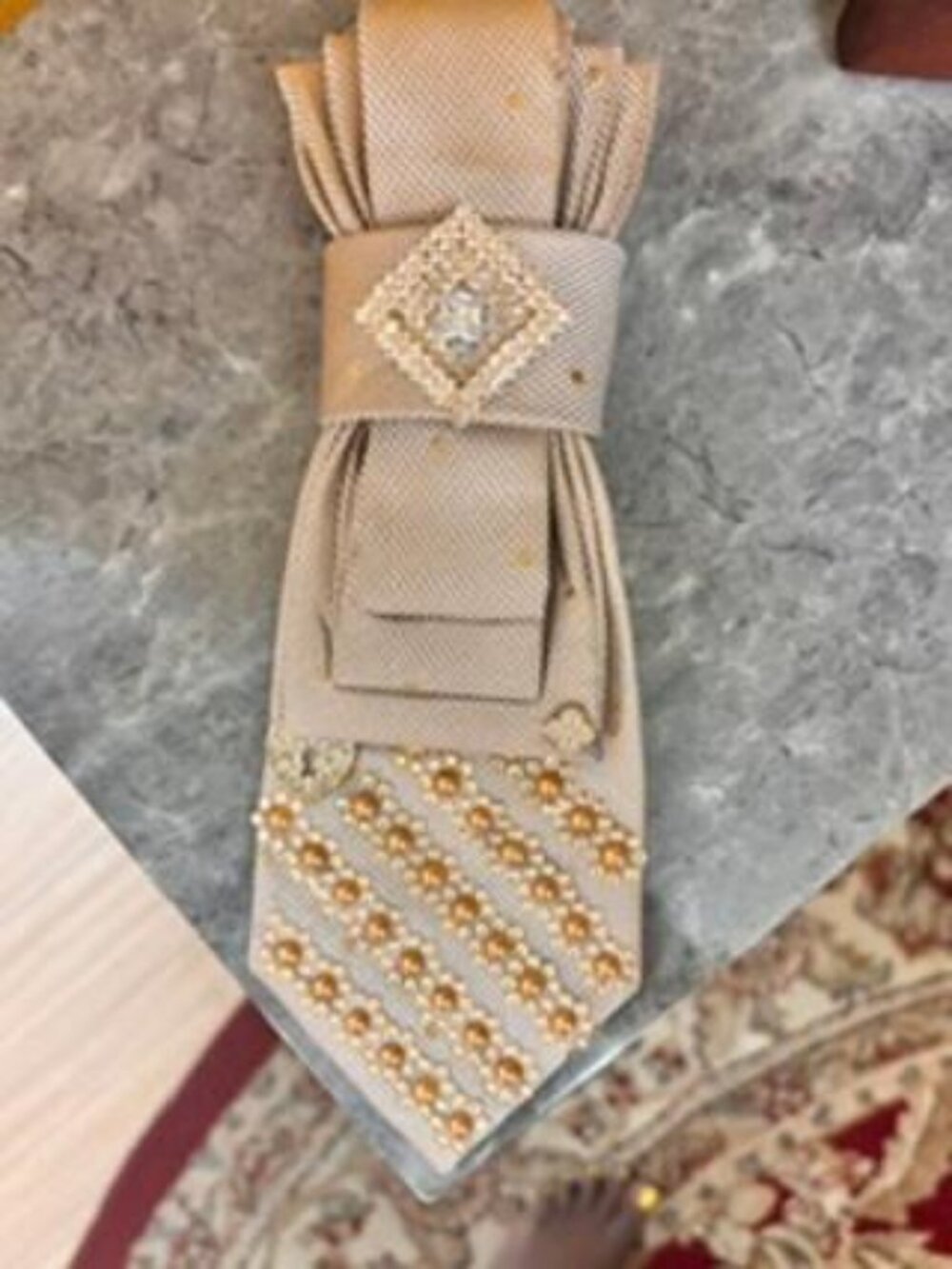Custom Handcrafted Women's Tie Necklace